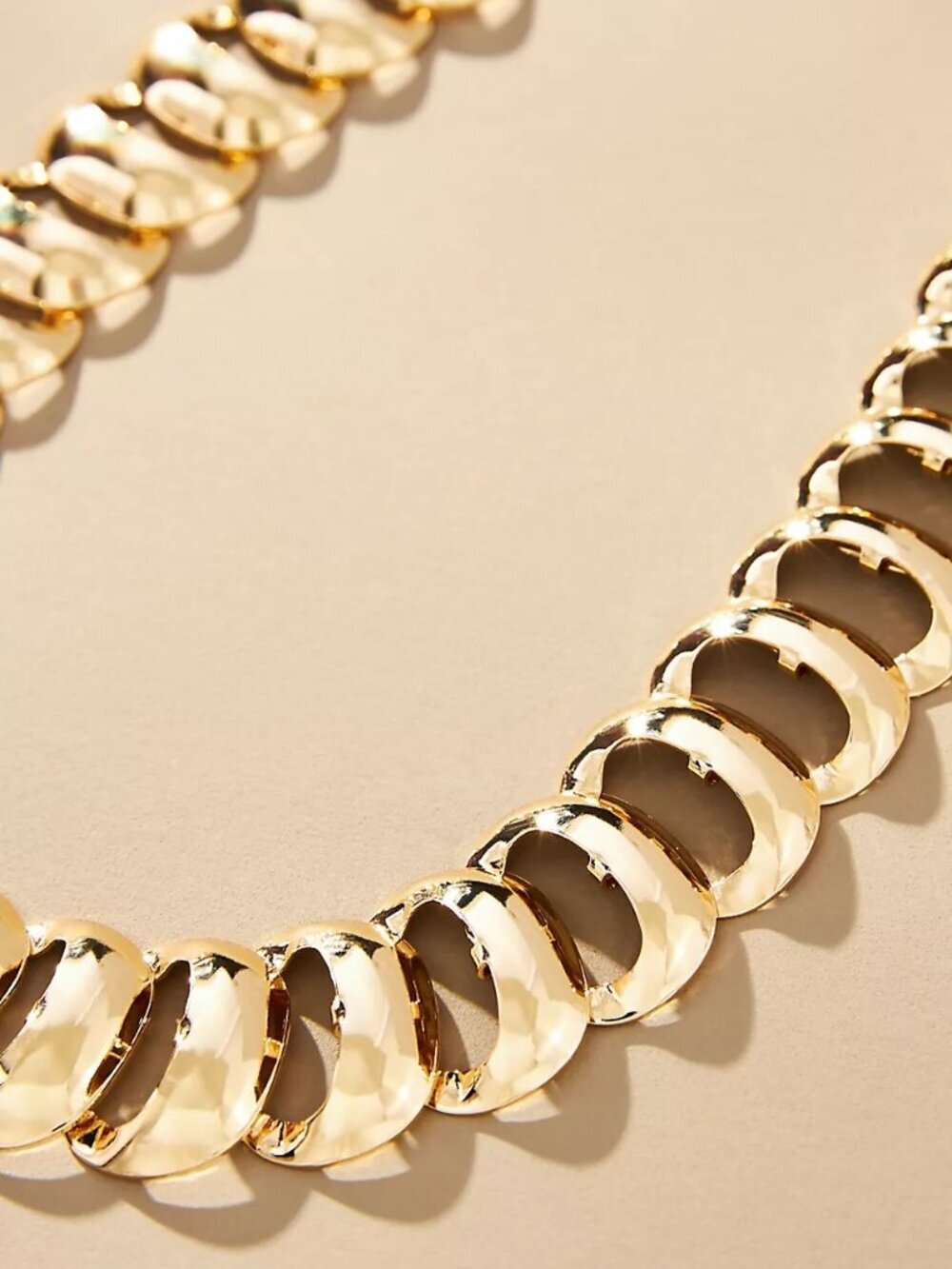 NWT Anthropologie Ladder Link Collar Necklace - Picture 3 of 7